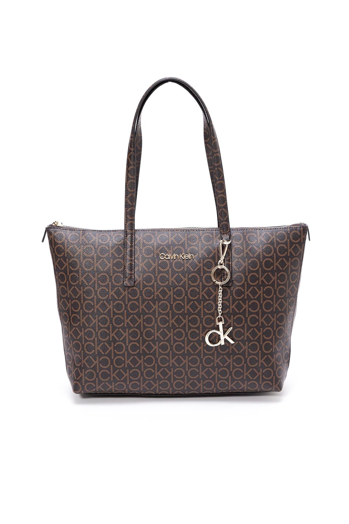 Calvin Klein Shopper Md Monogram Kadın Omuz Çantası