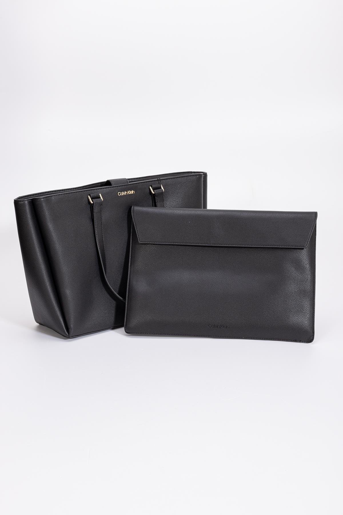 Calvin Klein Shopper Md W/Laptop Comp Kadın Omuz Çantası