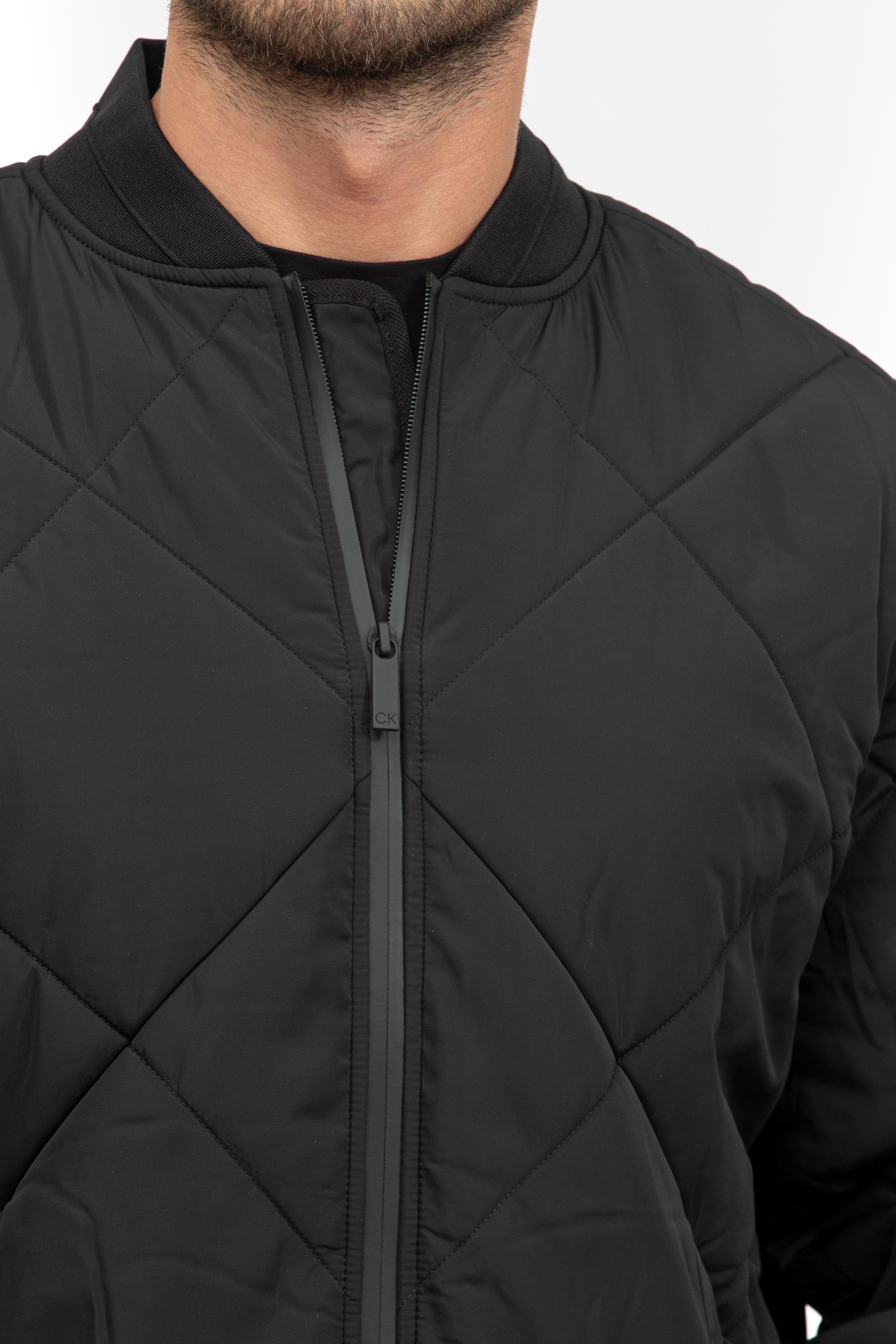 Calvin Klein Signature Quilt Bomber Erkek Mont