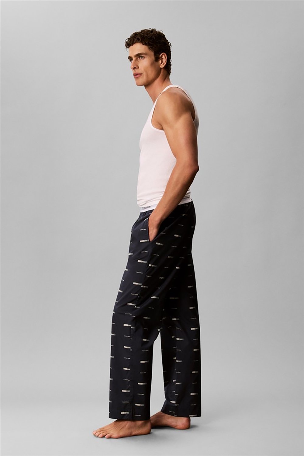 Calvin Klein Sleep Pant Erkek Pijama Altı Mavi