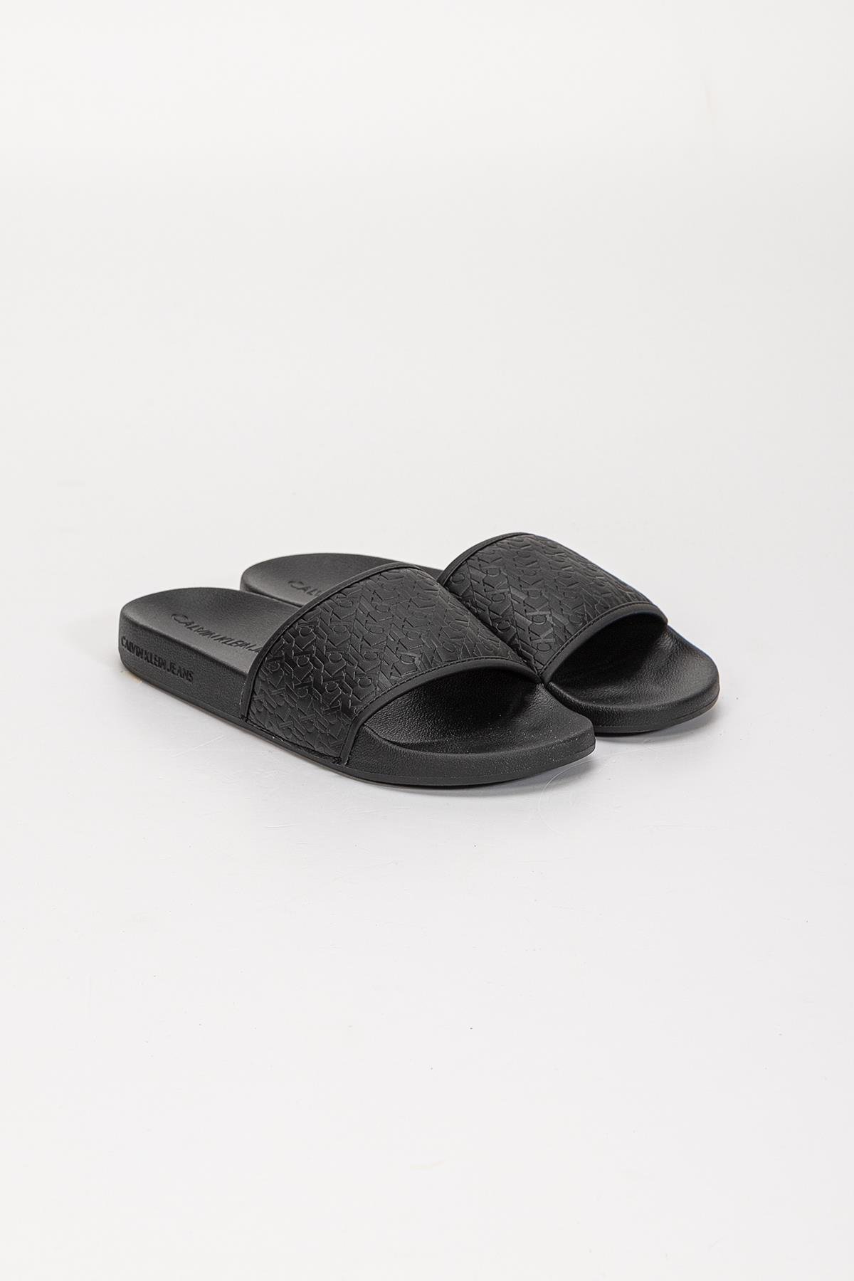 Calvin Klein Slide Aop Embossed Pes-Pu-Co Erkek Plaj Terlik