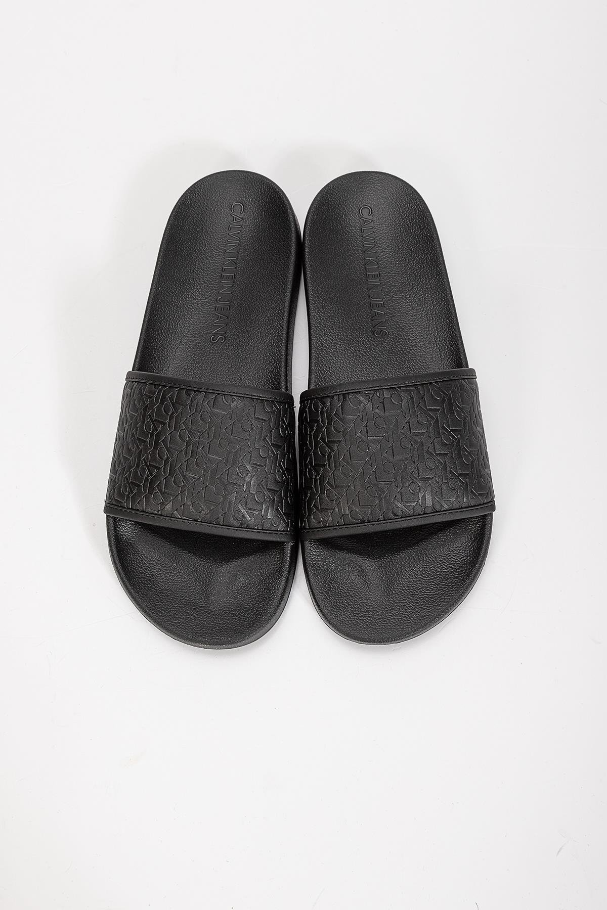 Calvin Klein Slide Aop Embossed Pes-Pu-Co Erkek Plaj Terlik