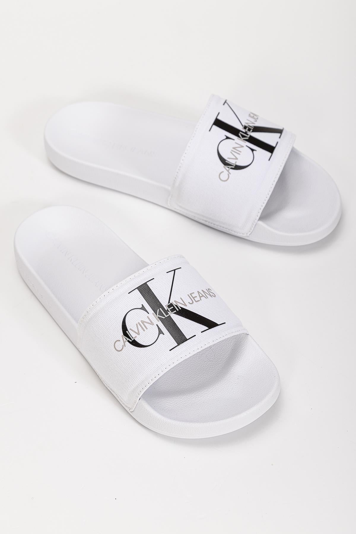 Calvin Klein Slide Monogram Co Erkek Terlik