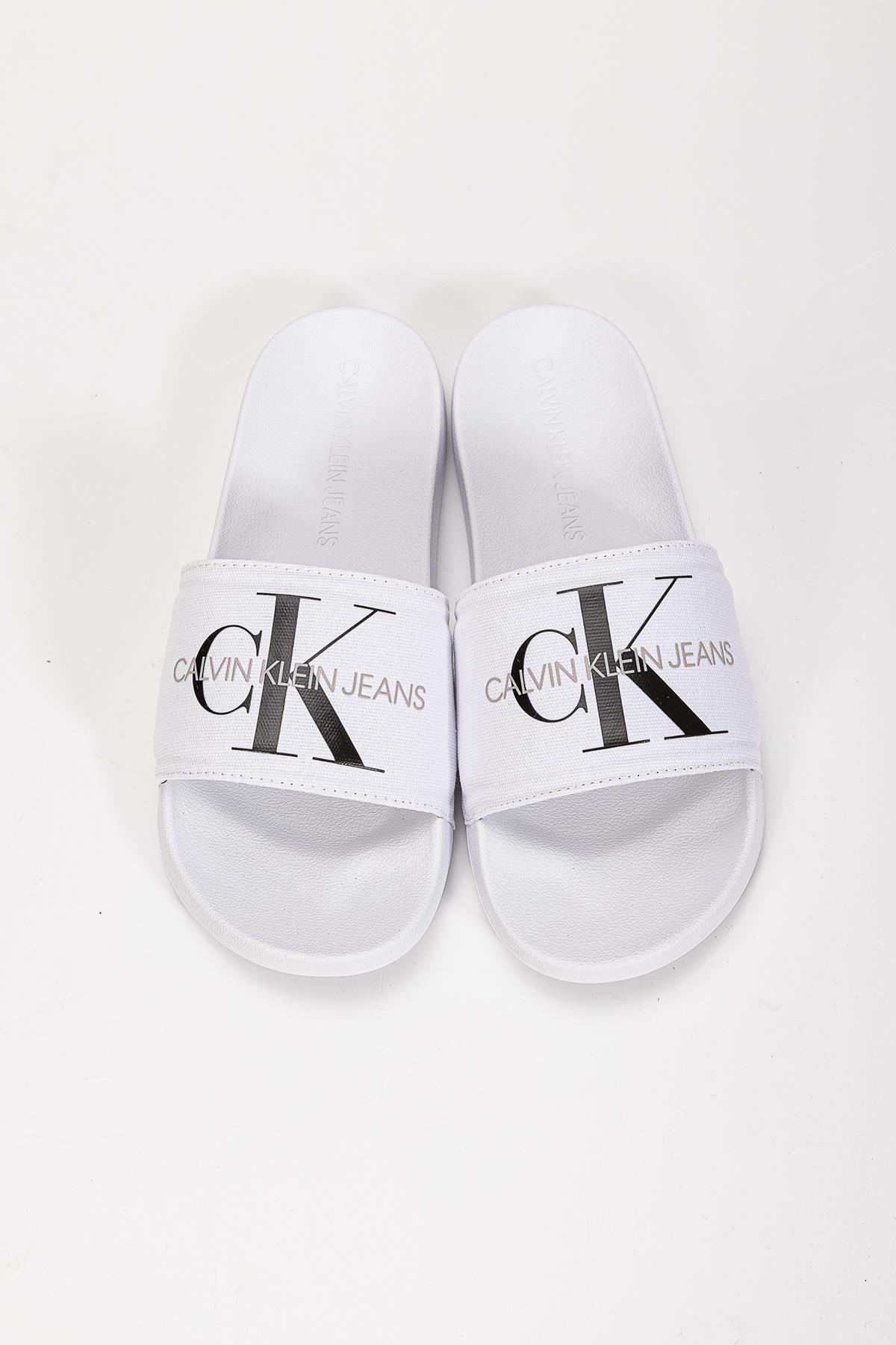 Calvin Klein Slide Monogram Co Erkek Terlik