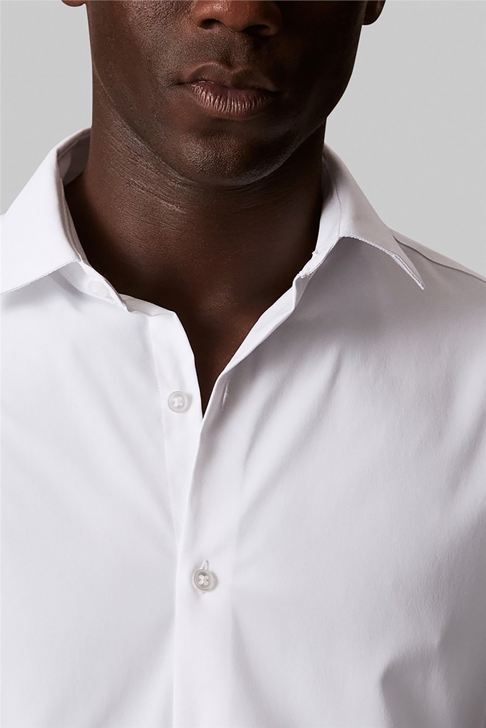 Calvin Klein Slim Actv Perf Str Sld Erkek Gömlek
