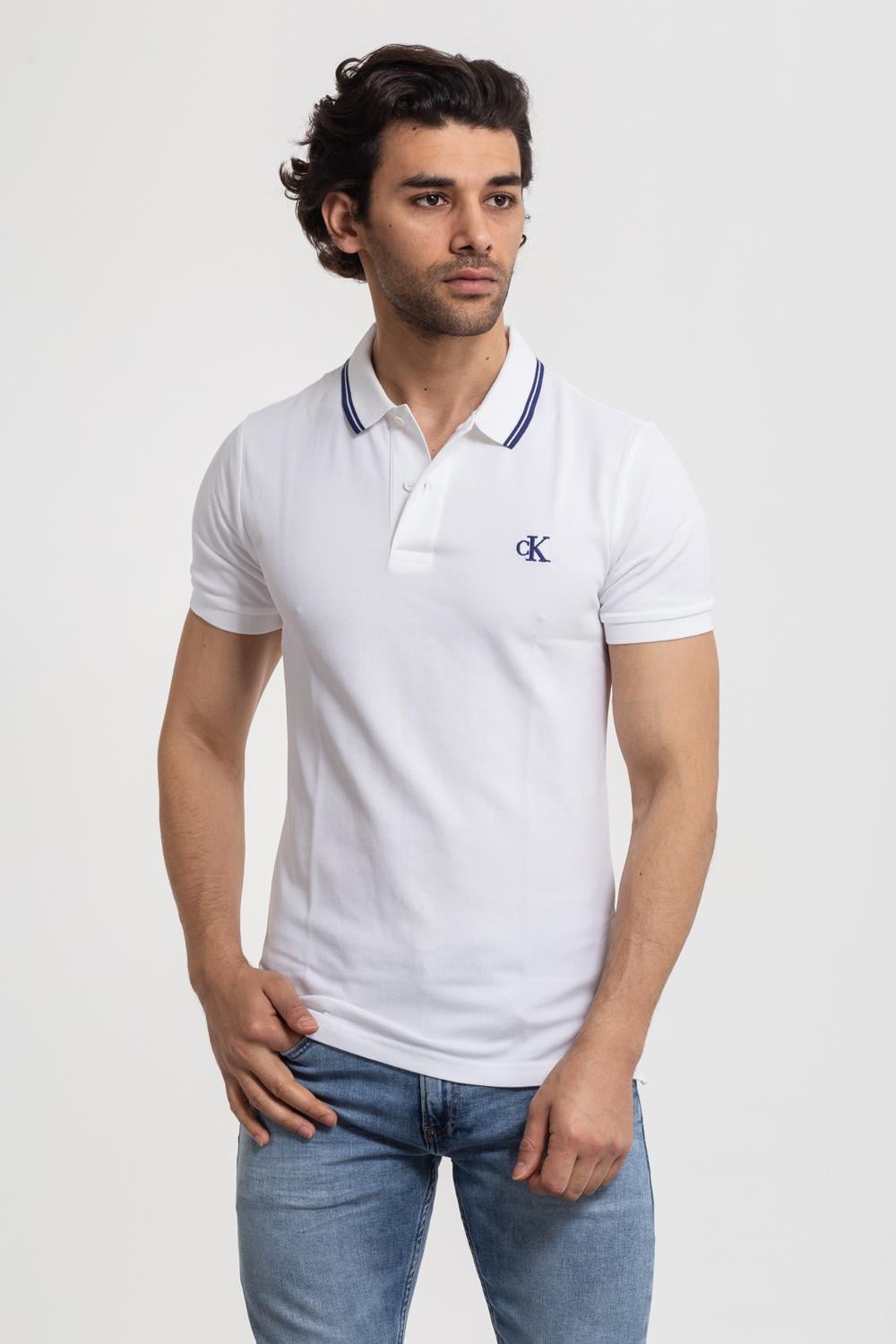 Calvin Klein Slim Fit Erkek Kısa Kollu T-Shirt