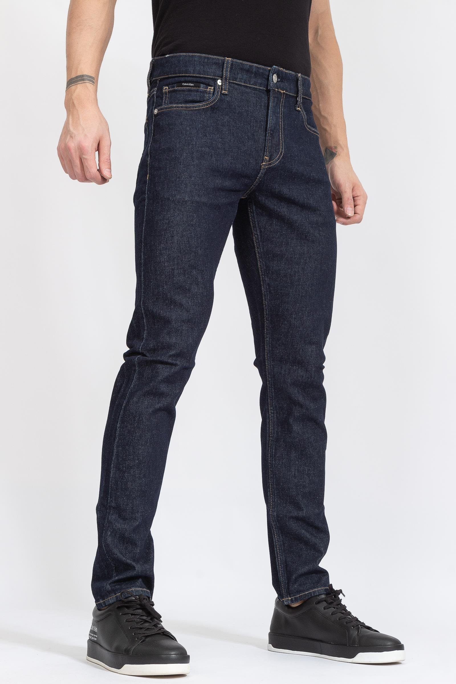 Calvin Klein Slim Fit Iconic Rinse Erkek Jean Pantolon
