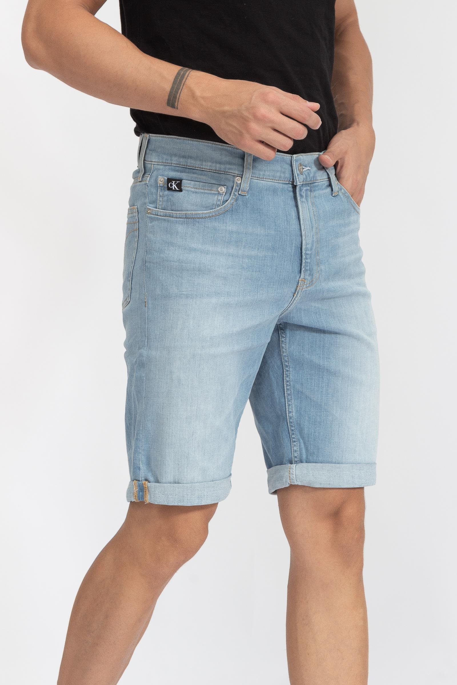 Calvin Klein Slim Short Erkek Jean Şort