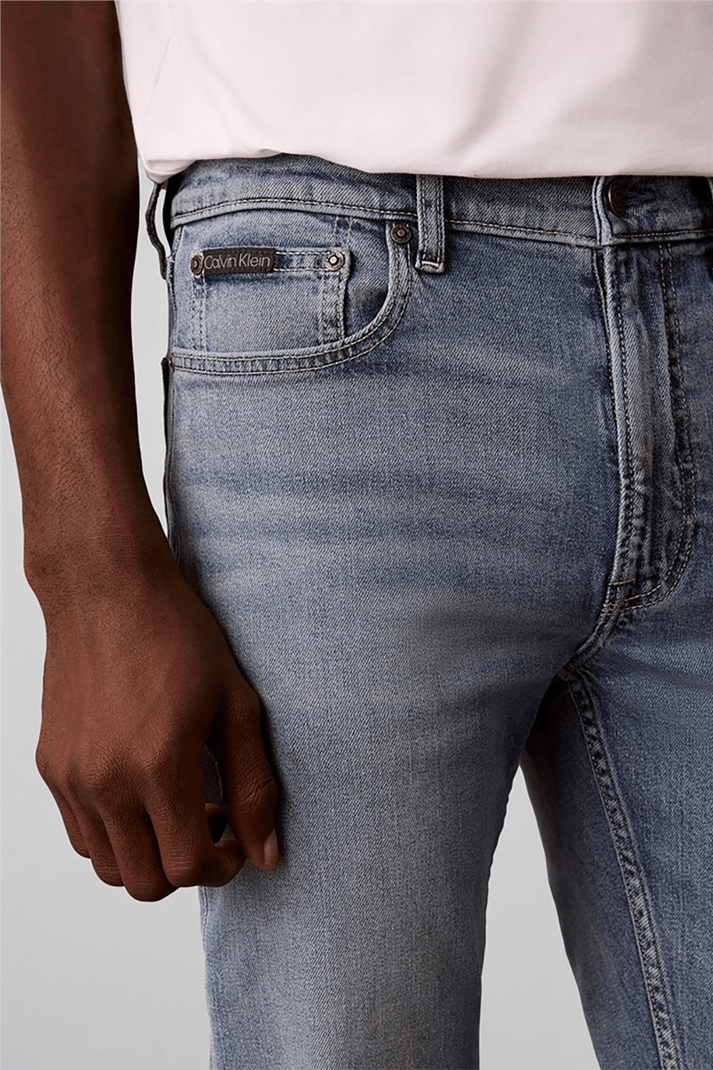Calvin Klein Slim Straight Gregory Jean Erkek Jean Pantolon