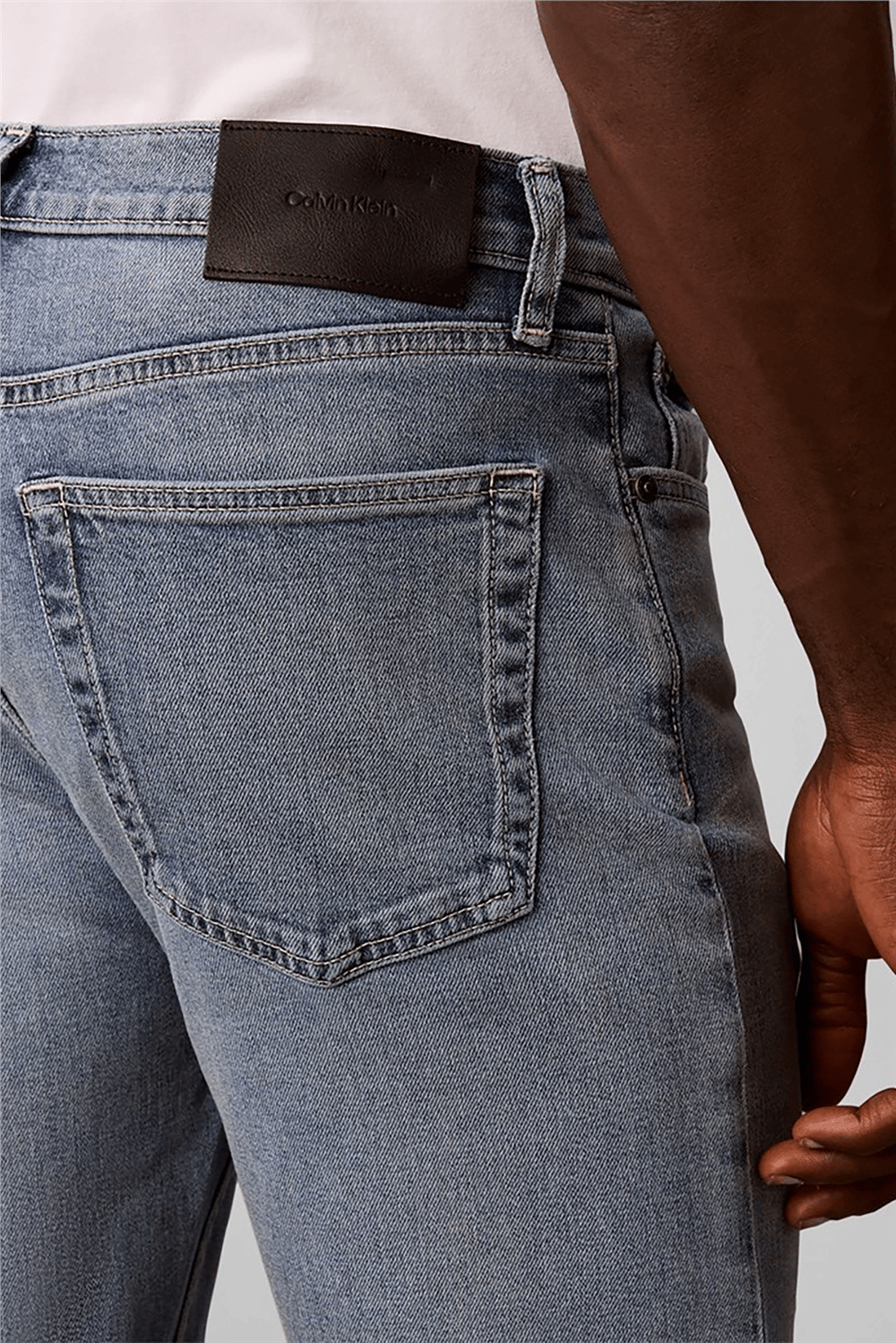 Calvin Klein Slim Straight Gregory Jean Erkek Jean Pantolon