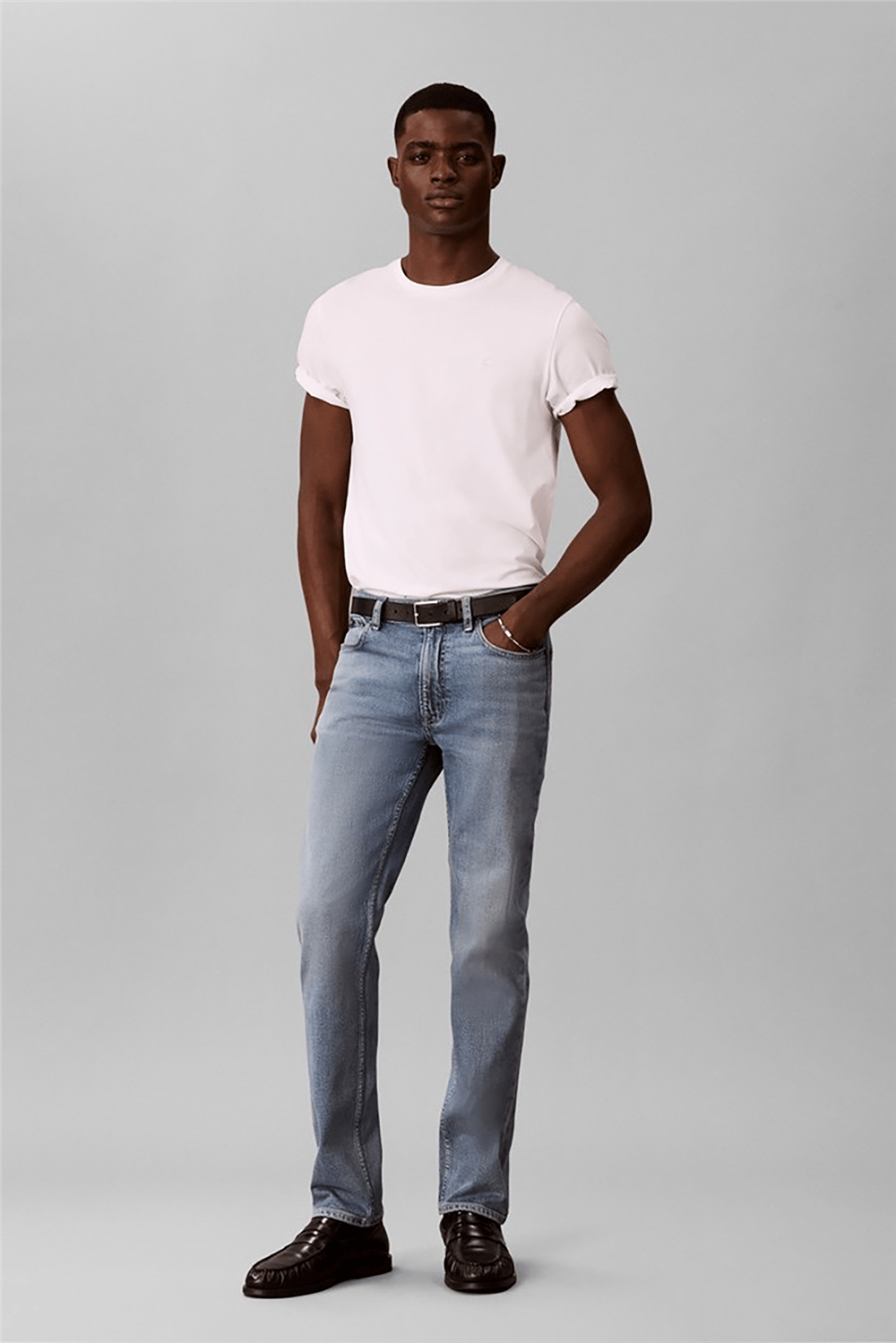 Calvin Klein Slim Straight Gregory Jean Erkek Jean Pantolon