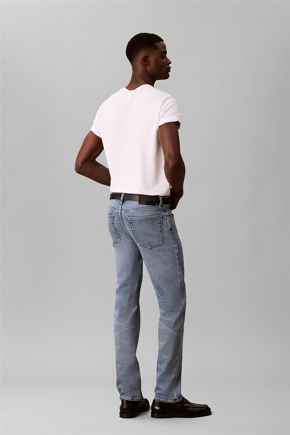 Calvin Klein Slim Straight Gregory Jean Erkek Jean Pantolon