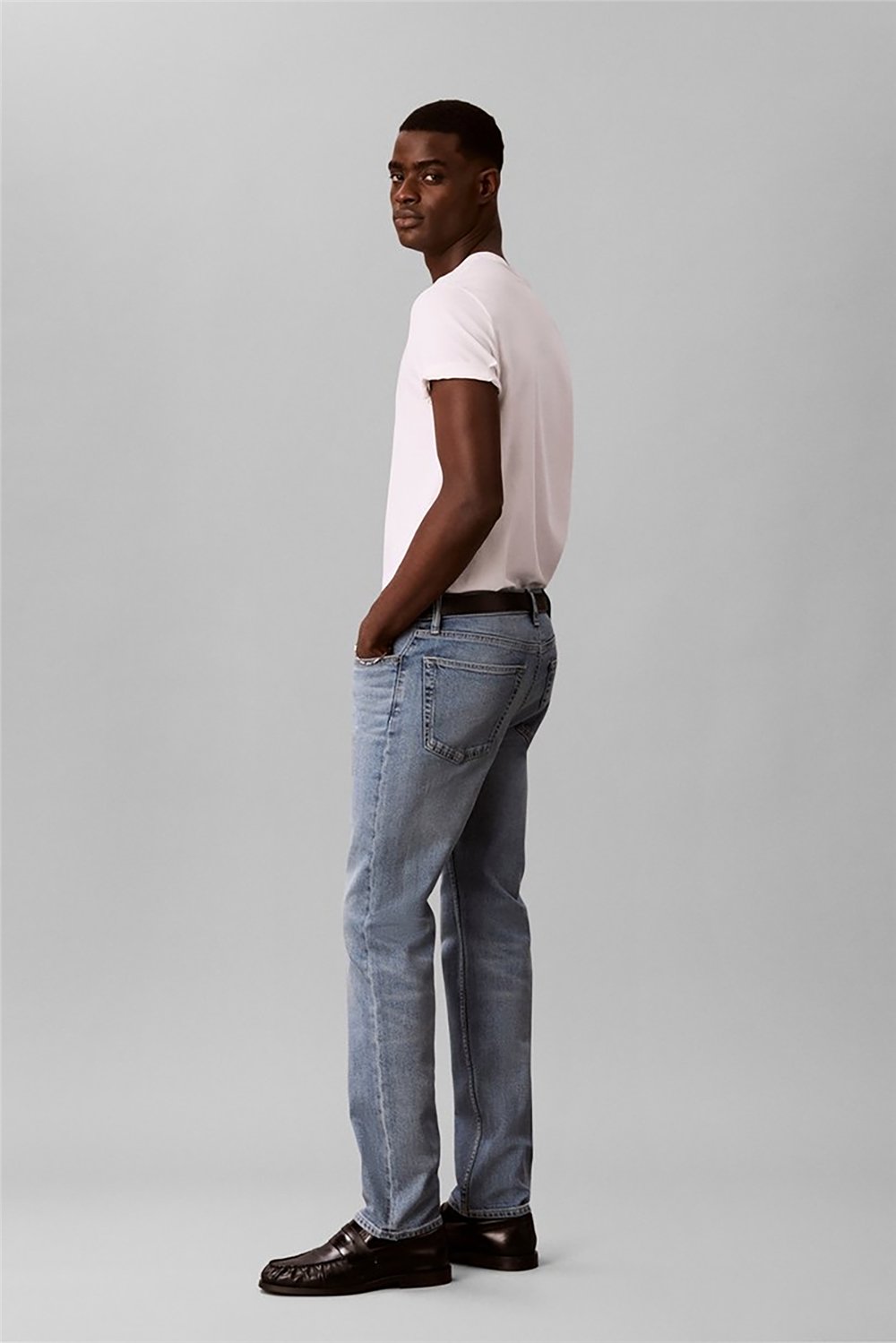 Calvin Klein Slim Straight Gregory Jean Erkek Jean Pantolon