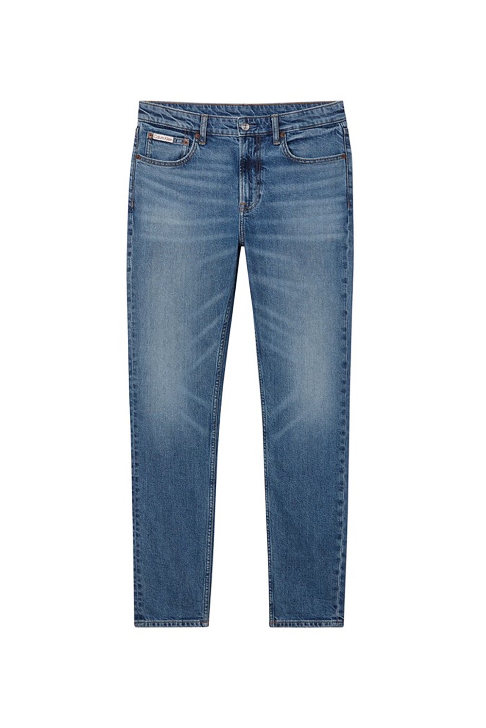 Calvin Klein Slim Taper Blue Tide Jean Erkek Jean Pantolon Mavi