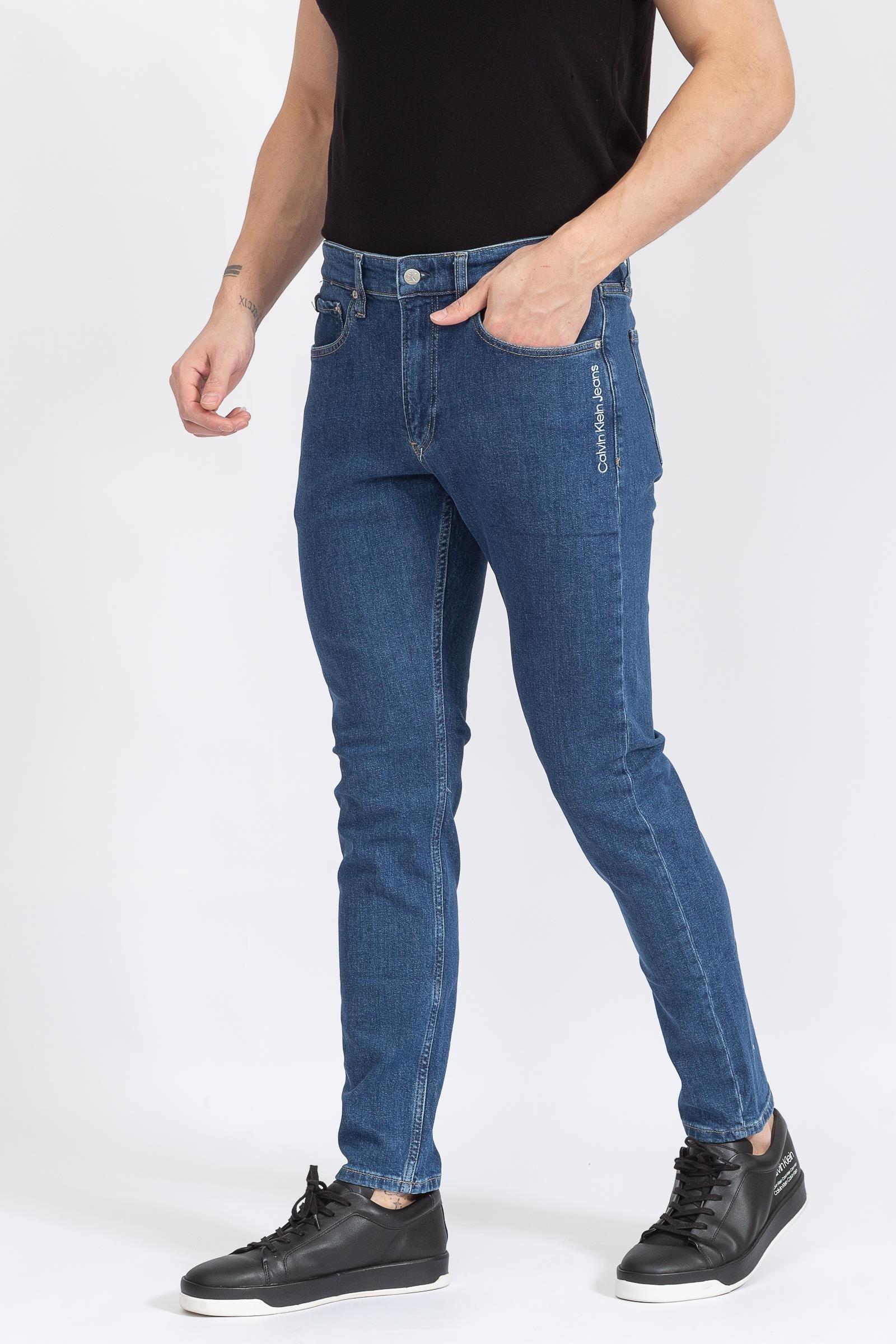 Calvin Klein Slim Taper Erkek Jean Pantolon