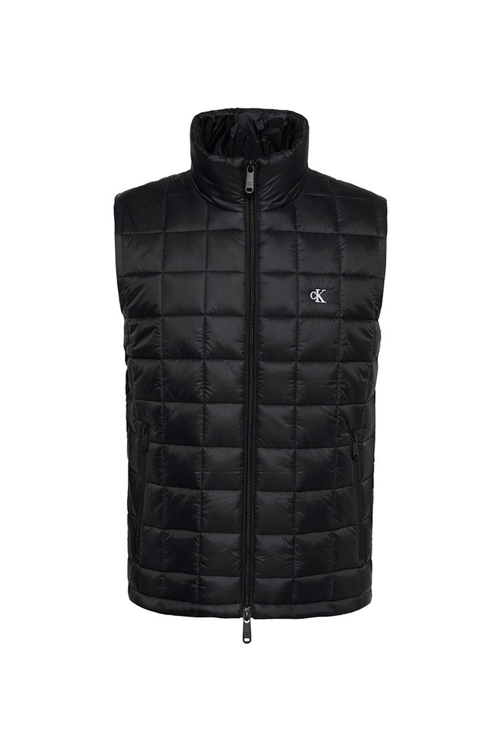 Calvin Klein Slvss Ultraltwt Nylon Quilted Pu Erkek Mont Siyah