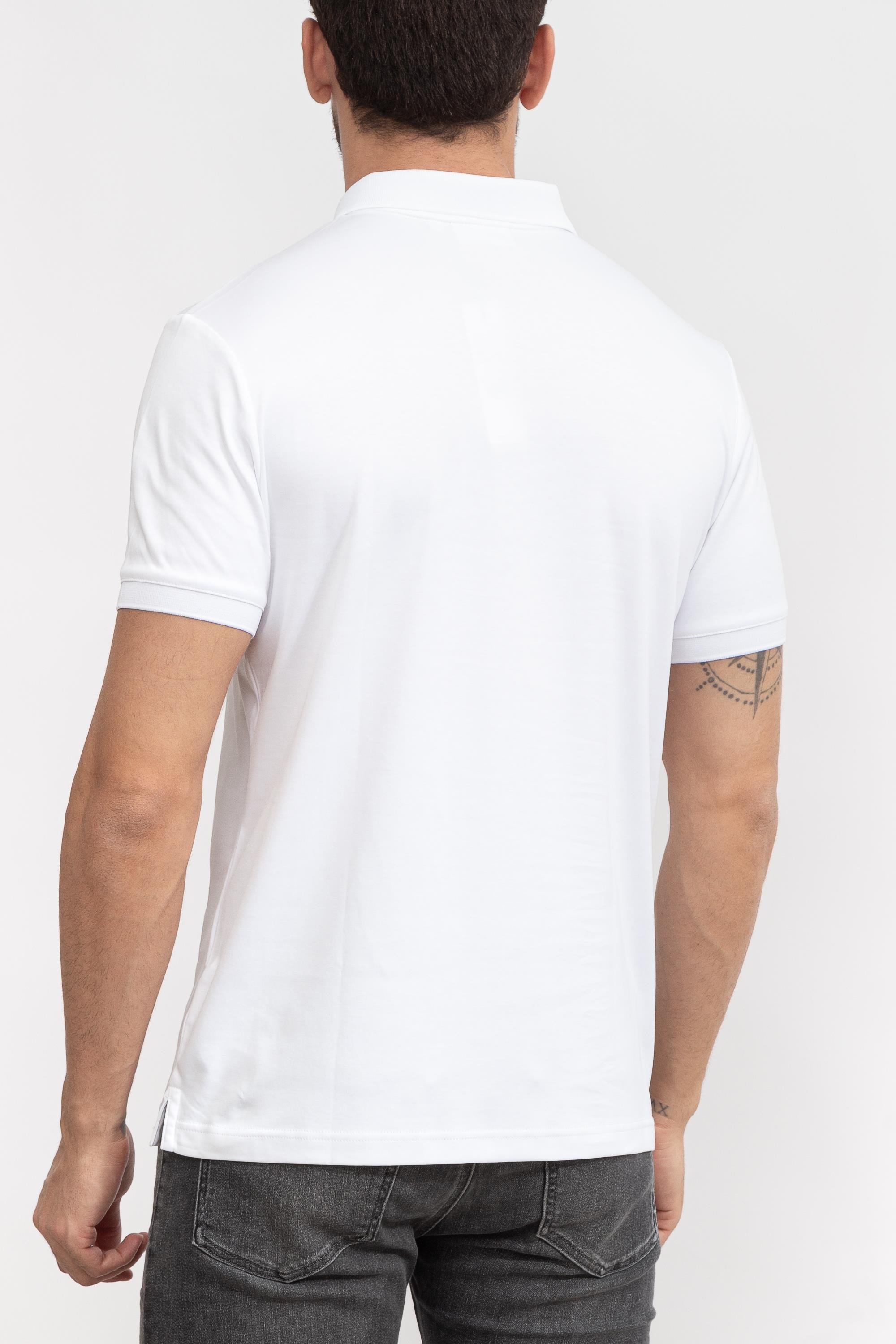 Calvin Klein Smooth Cotton Welt Zip Erkek Polo Yaka T-Shirt