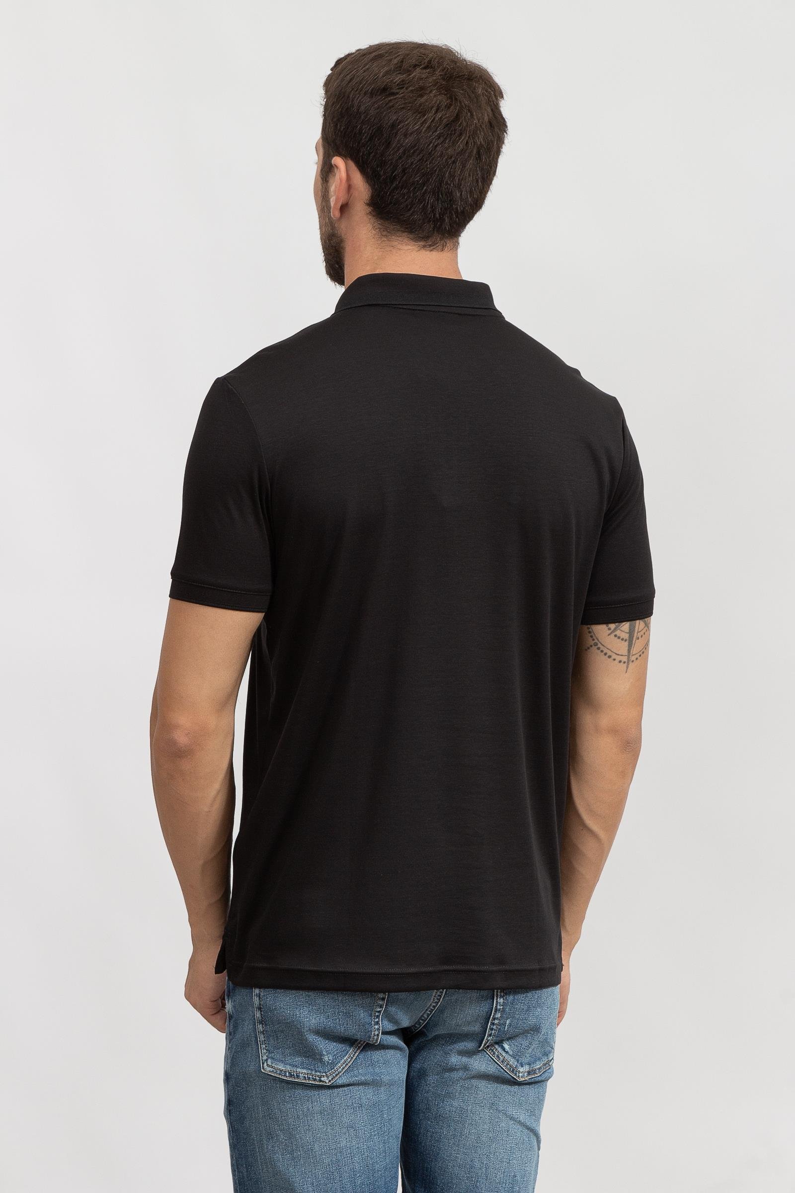 Calvin Klein Smooth Cotton Zip Erkek Polo Yaka T-Shirt
