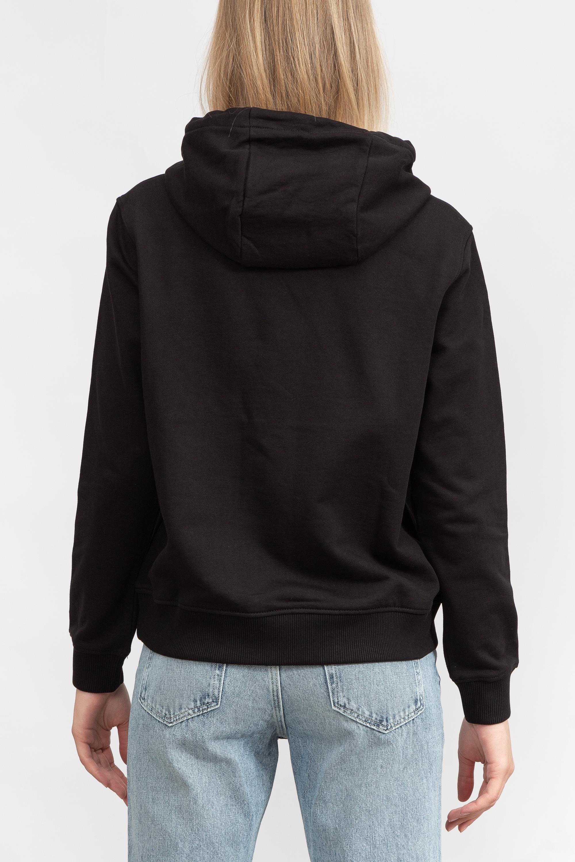Calvin Klein Sprayed Monogram Regular Hoodie Kadın Kapüşonlu Sweatshirt