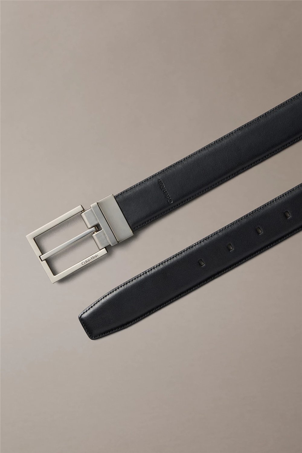 Calvin Klein Square Buckle Smooth 32Mm Rev/Ad Erkek Kemer