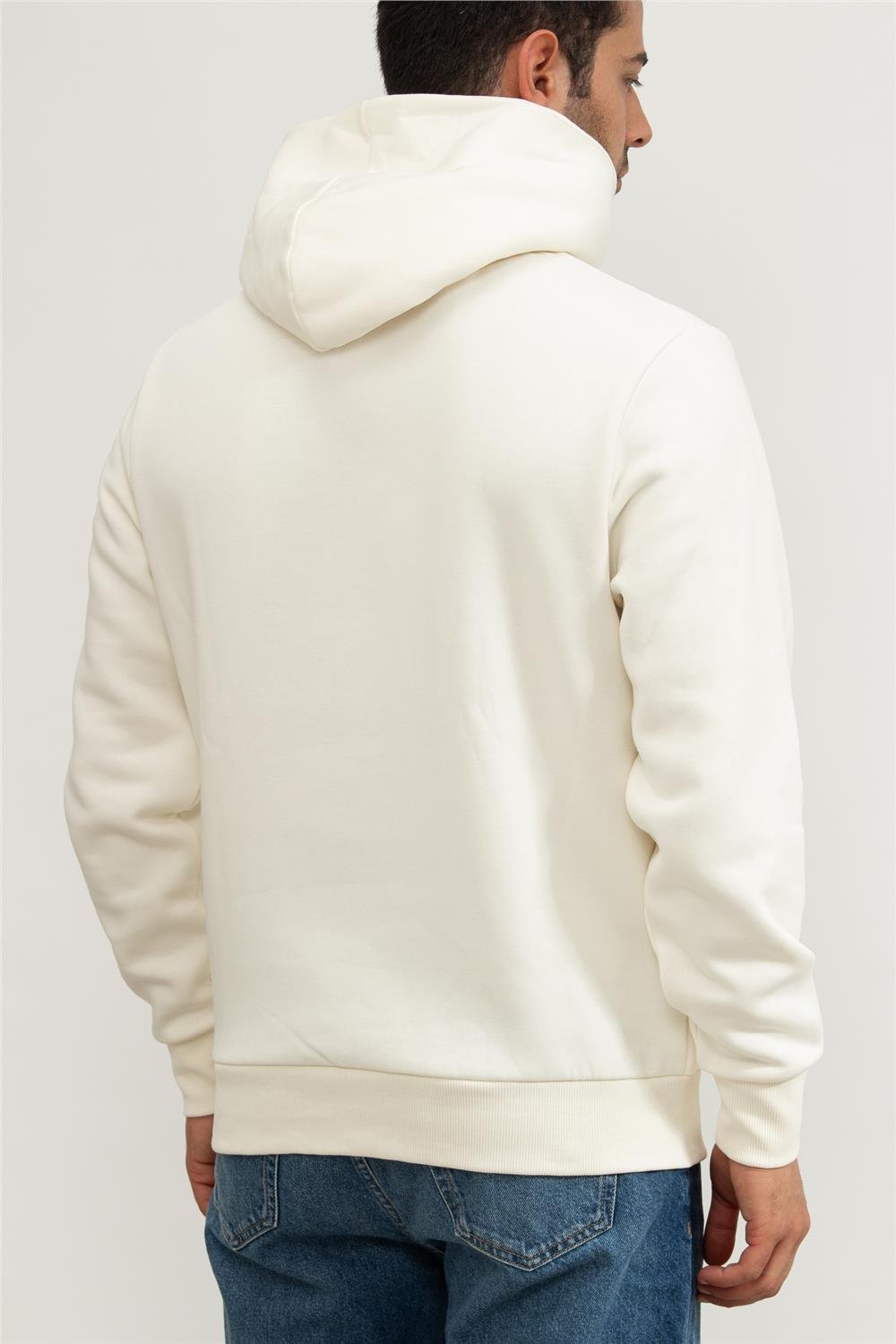 Calvin Klein Square Logo Erkek Kapüşonlu Sweatshirt
