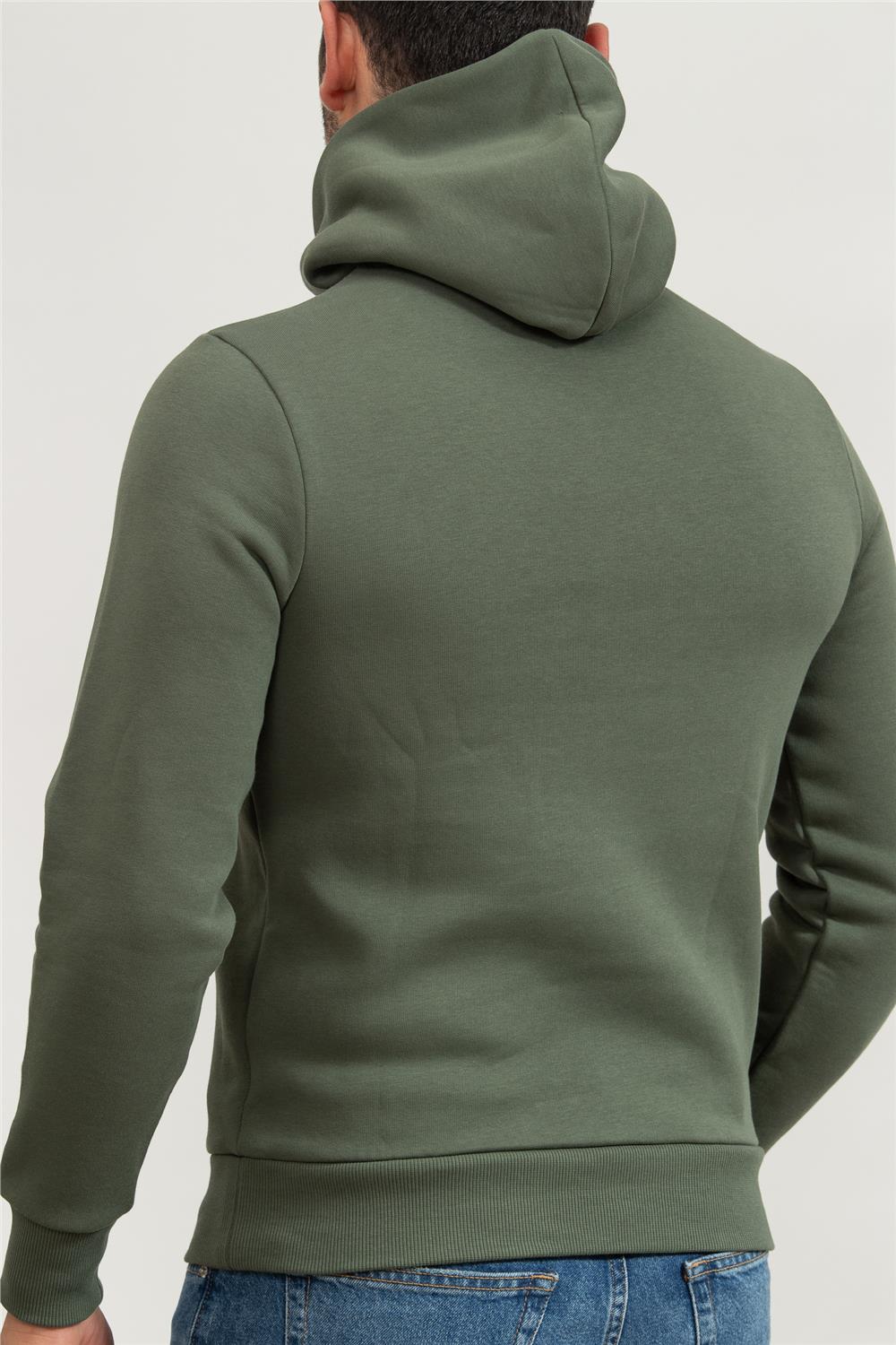Calvin Klein Square Logo Erkek Kapüşonlu Sweatshirt
