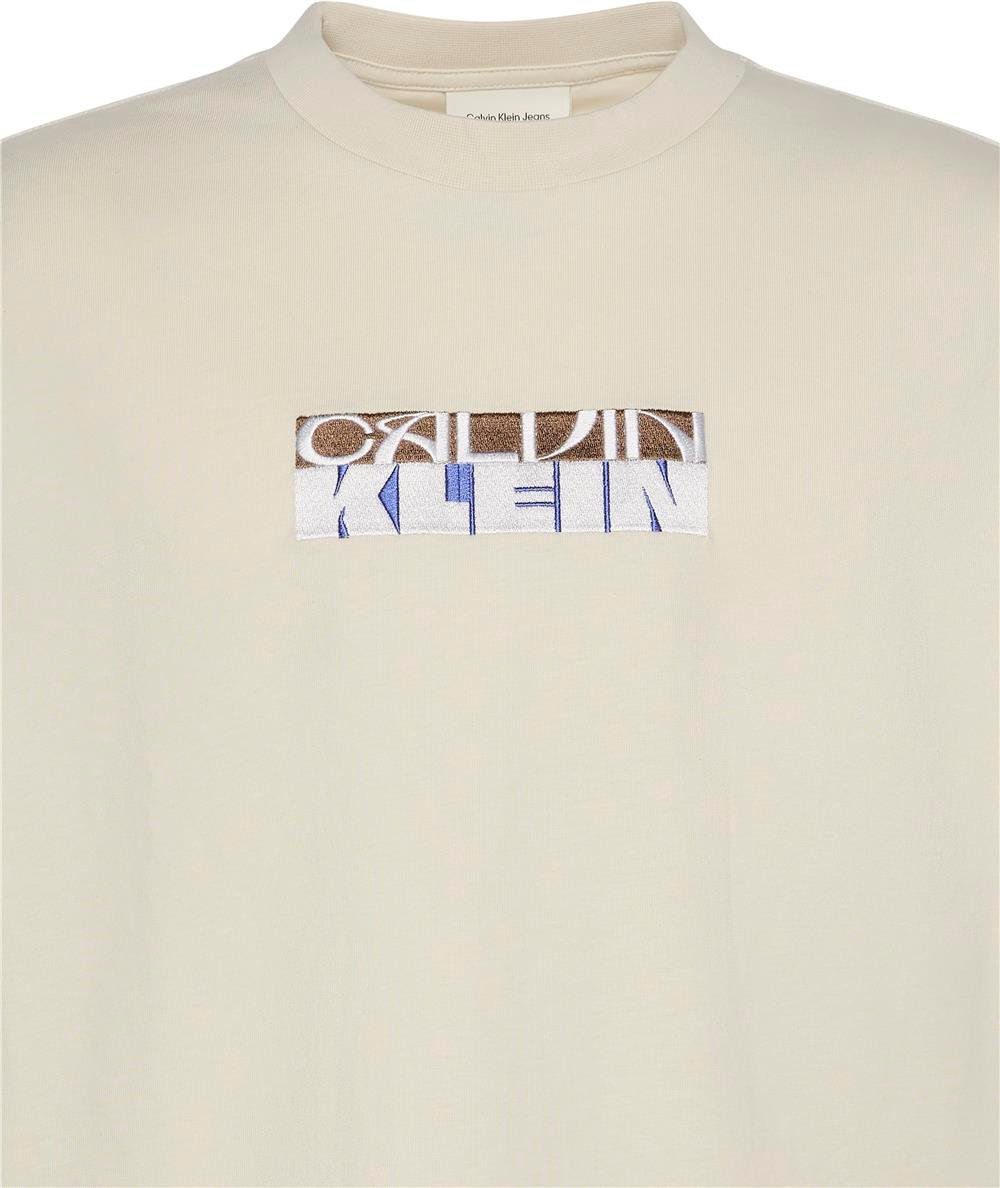 Calvin Klein Ss 16S Tc Block Gra Erkek Bisiklet Yaka T-Shirt
