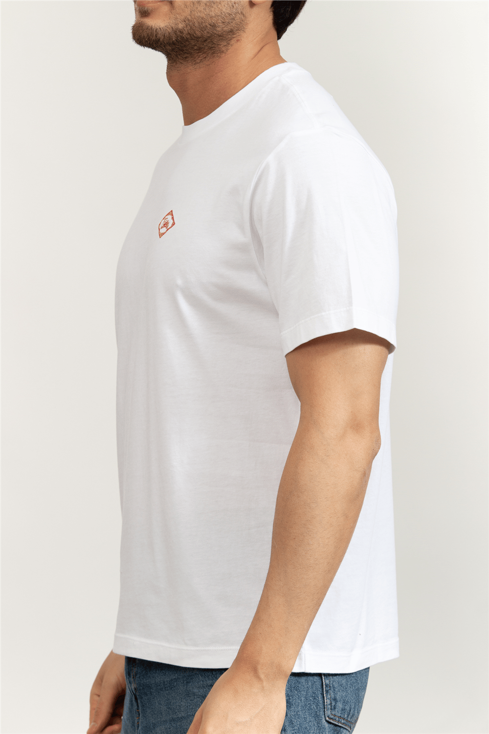 Calvin Klein SS 20S Calvin Matchbox Graphic T Erkek Bisiklet Yaka T-Shirt