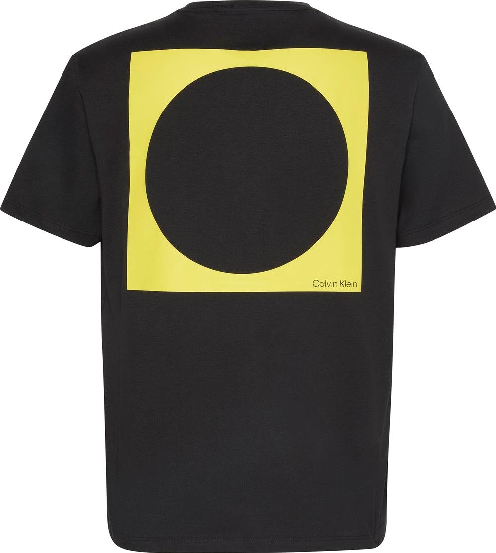 Calvin Klein Ss 20S io Circ Grap Erkek Bisiklet Yaka T-Shirt