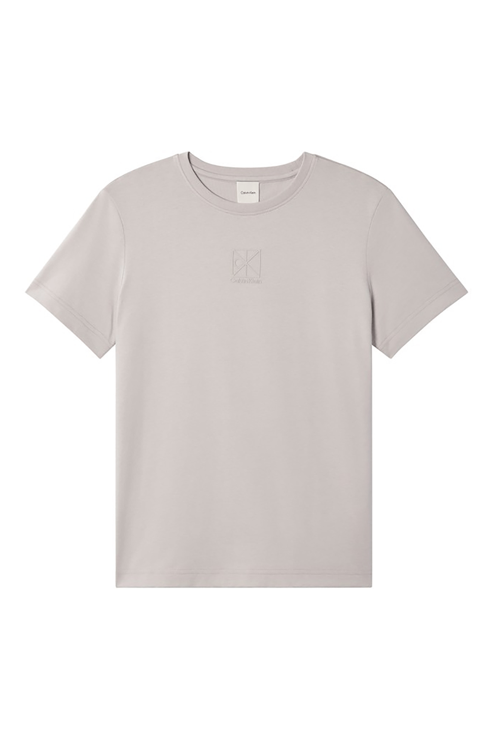 Calvin Klein Ss 20S Jersey Emblem Crew Tee Kadın Bisiklet Yaka T-Shirt