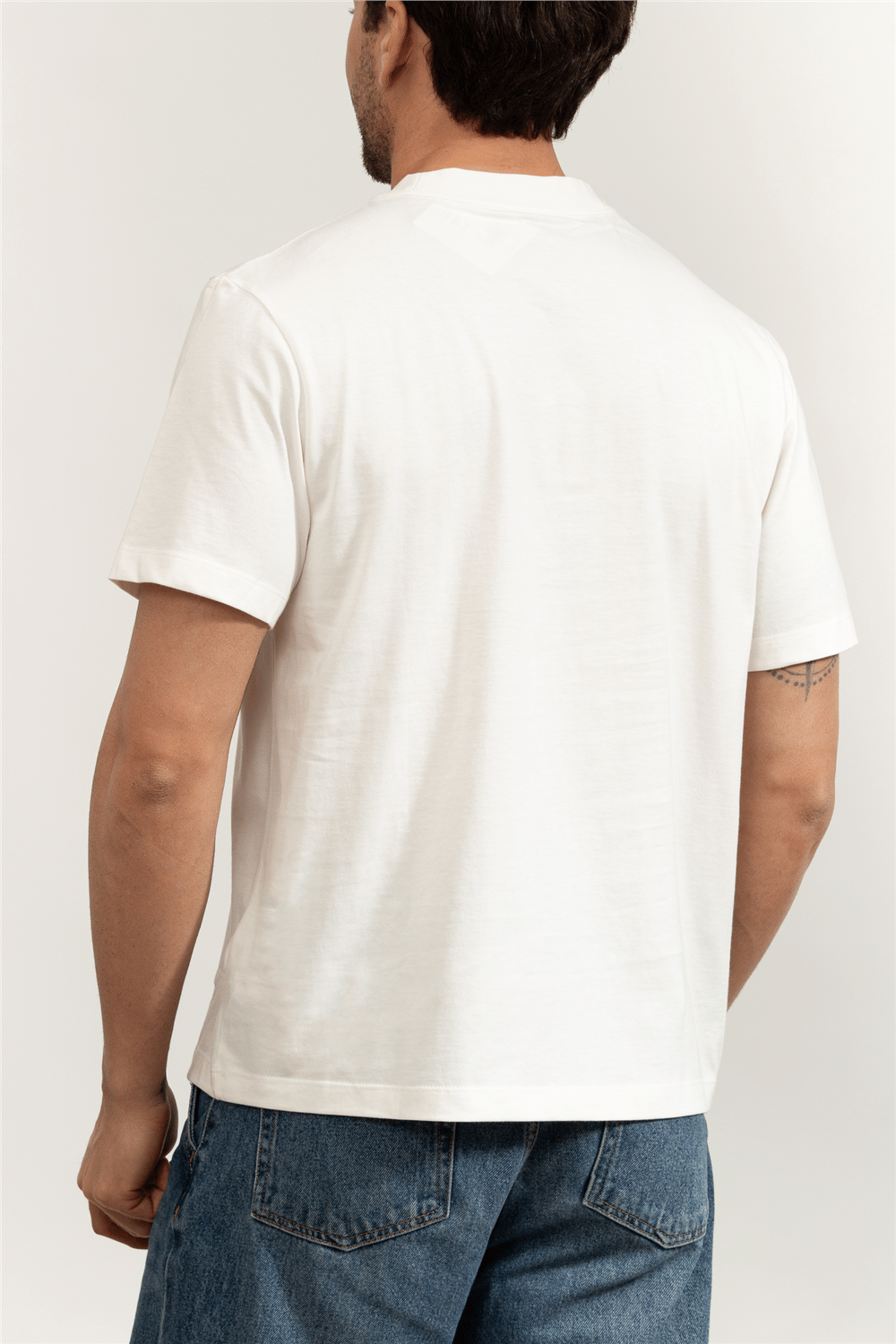 Calvin Klein SS 20S Whsl SP Cklein Ny Graphic Erkek Bisiklet Yaka T-Shirt