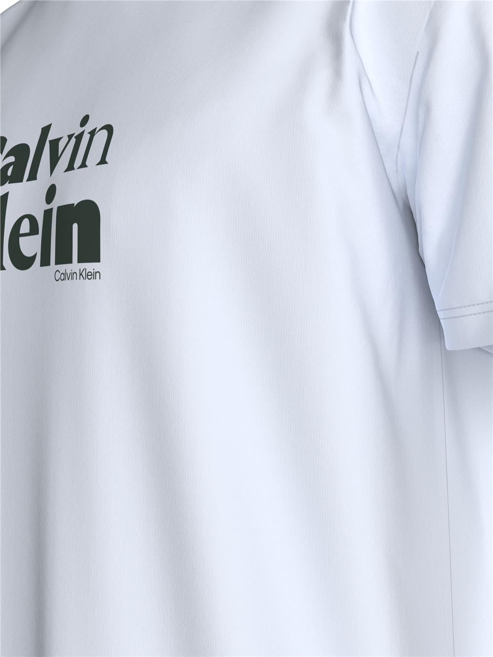Calvin Klein Ss 30S Eu Bold Grap Erkek Bisiklet Yaka T-Shirt