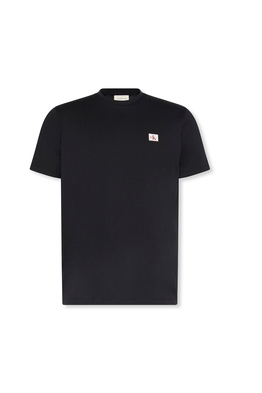 Calvin Klein Ss Badge 30S Jersey Erkek Bisiklet Yaka T-Shirt