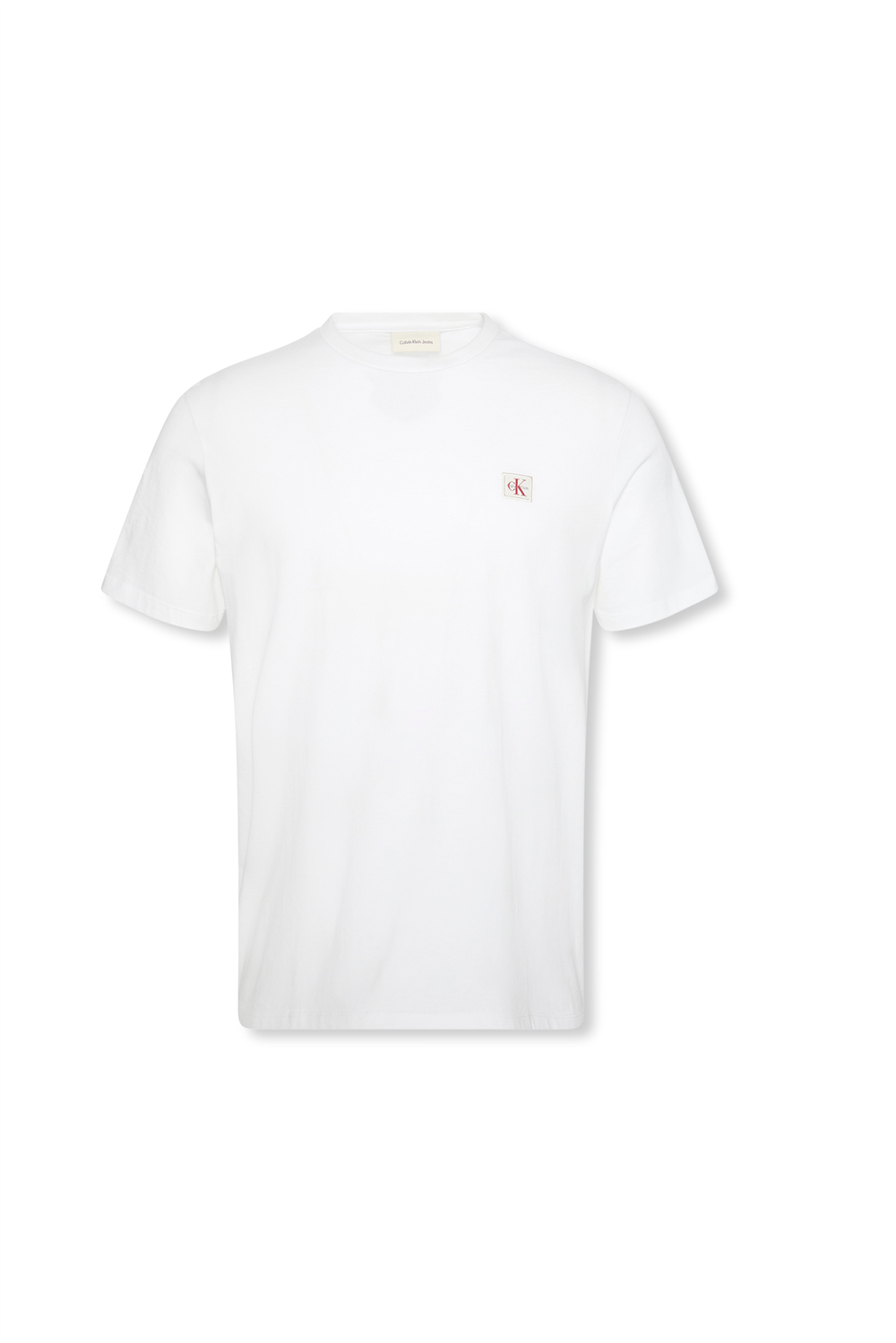 Calvin Klein Ss Badge 30S Jersey Erkek Bisiklet Yaka T-Shirt