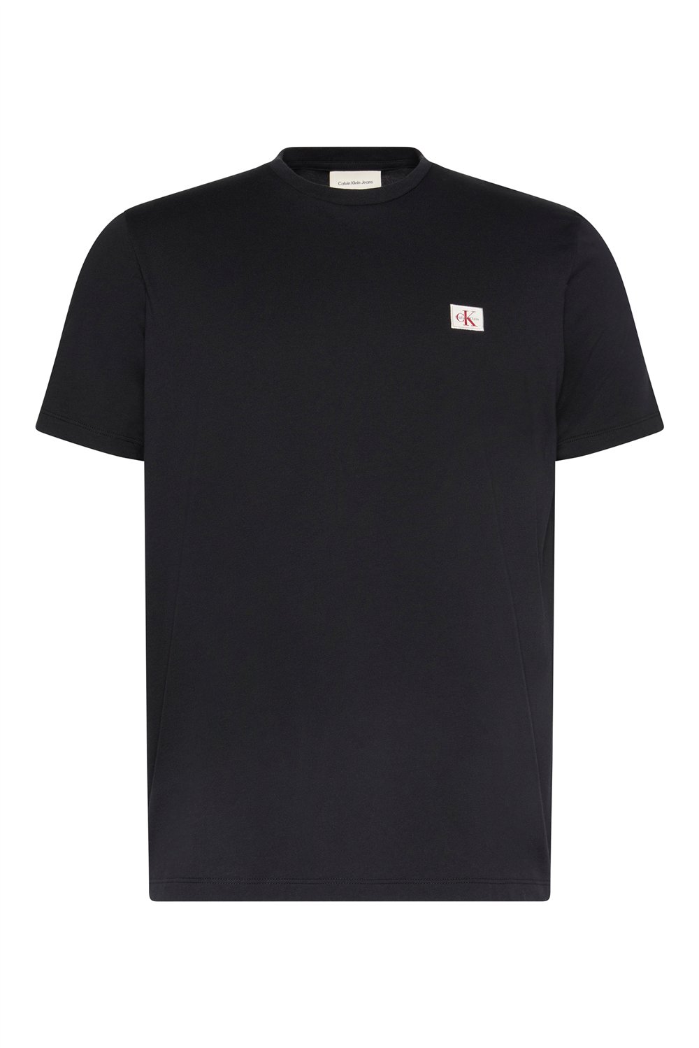 Calvin Klein Ss Badge 30S Jersey Erkek Bisiklet Yaka T-Shirt