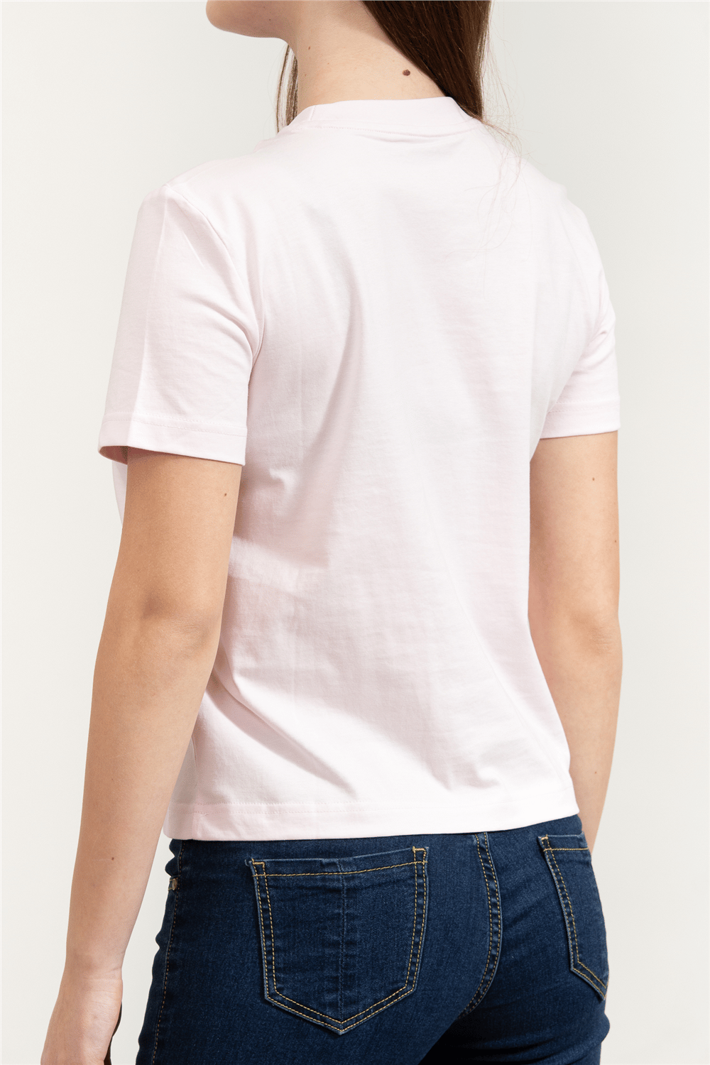 Calvin Klein SS Cktail Concept Graphic Tee Kadın Bisiklet Yaka T-Shirt
