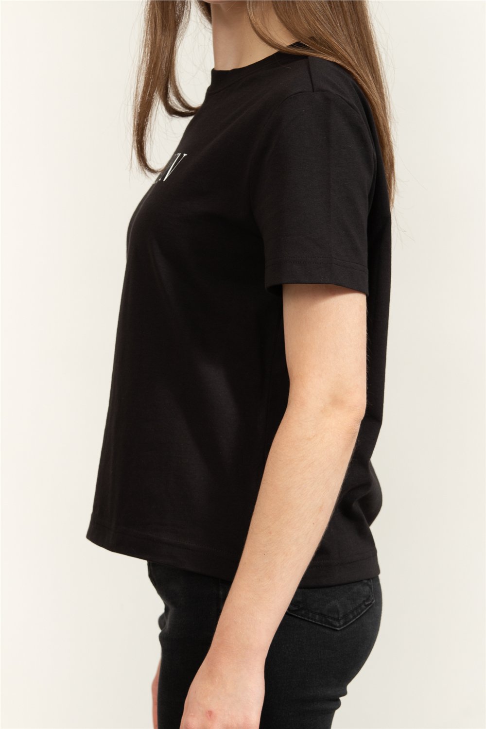Calvin Klein SS Cktail Concept Graphic Tee Kadın Bisiklet Yaka T-Shirt