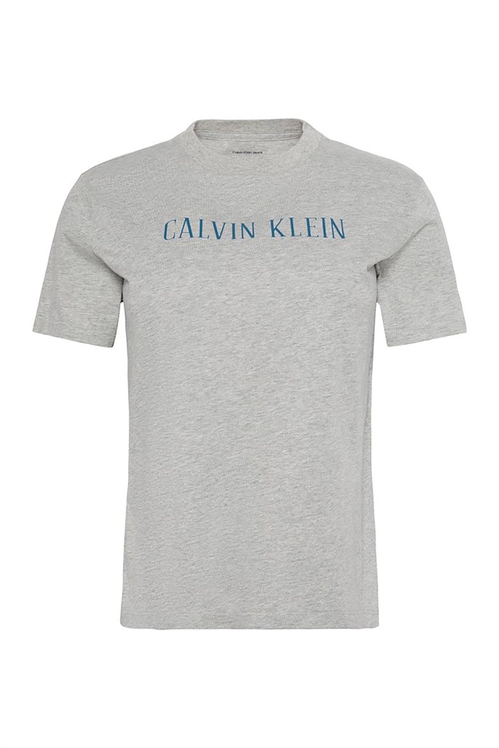 Calvin Klein Ss Classic Varsity Logo Tee Kadın Bisiklet Yaka T-Shirt Gri