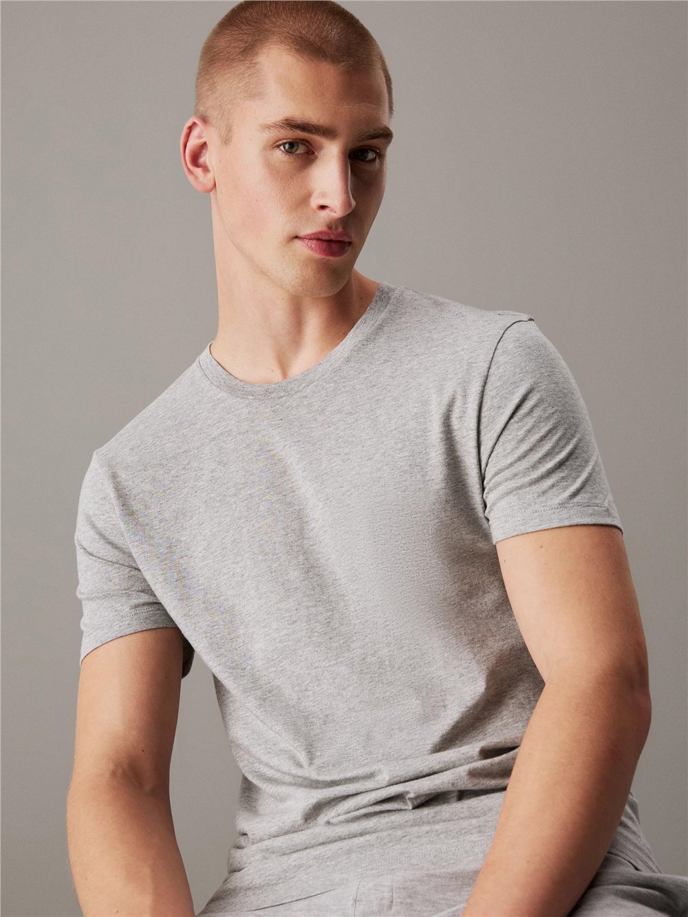 Calvin Klein S/S CreW Neck 3PK Erkek 3lü T-Shirt Çok Renkli