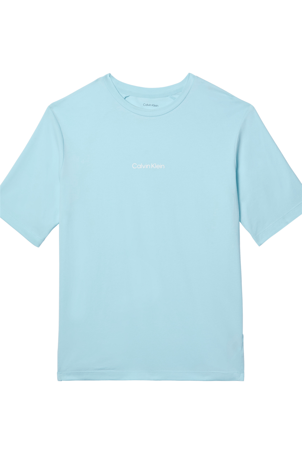 Calvin Klein S/S Crew Neck Erkek Bisiklet Yaka T-Shirt Mavi