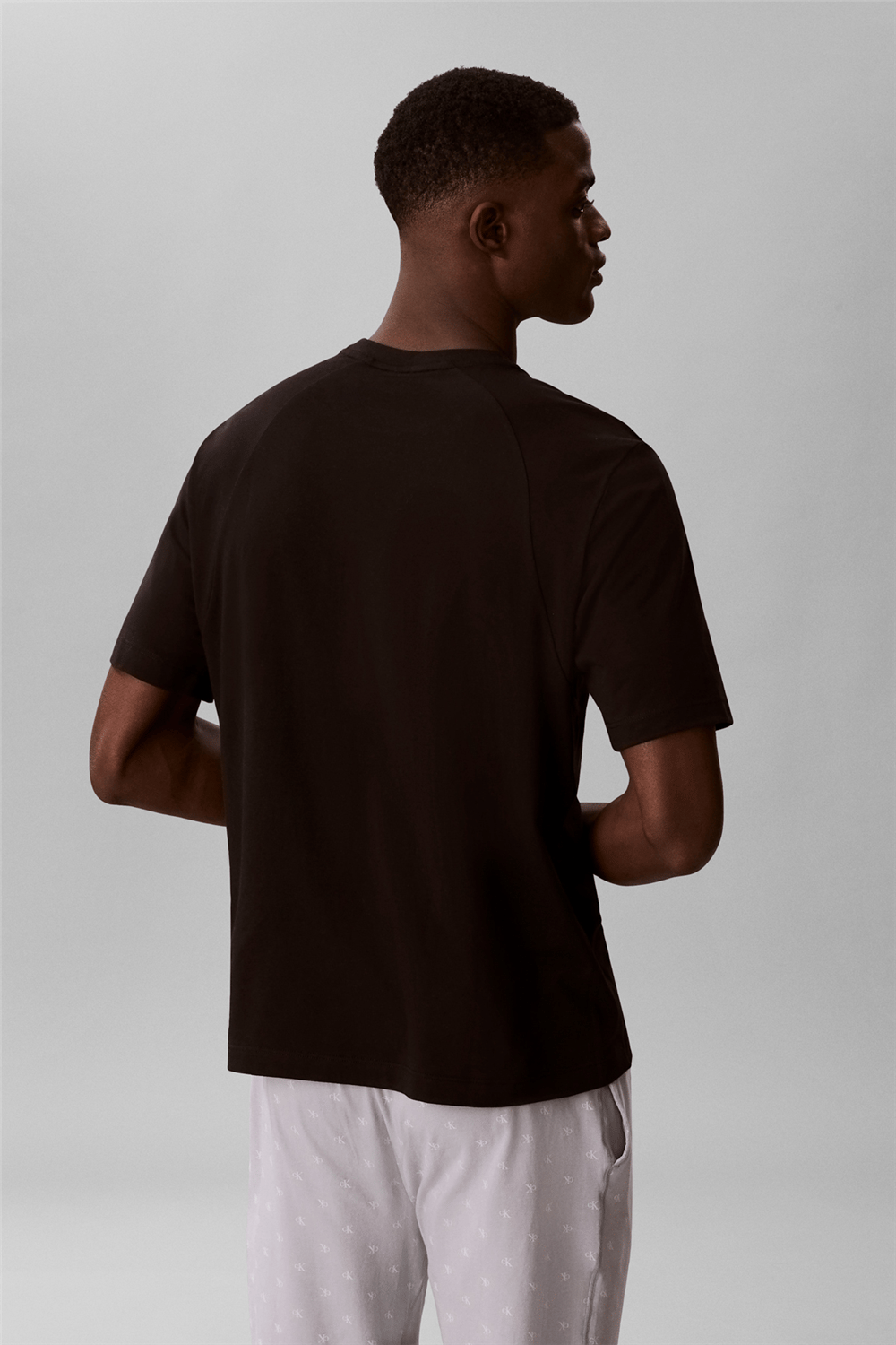 Calvin Klein S/S Crew Neck Erkek Bisiklet Yaka T-Shirt Siyah