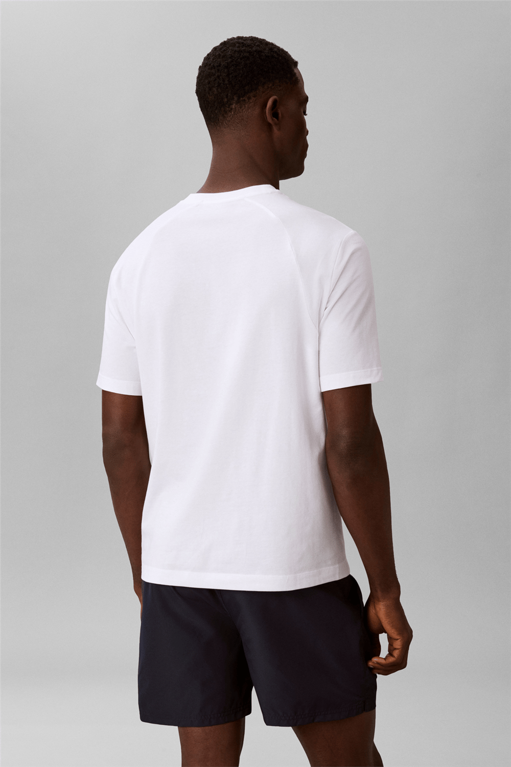 Calvin Klein S/S Crew Neck Erkek Bisiklet Yaka T-Shirt Beyaz