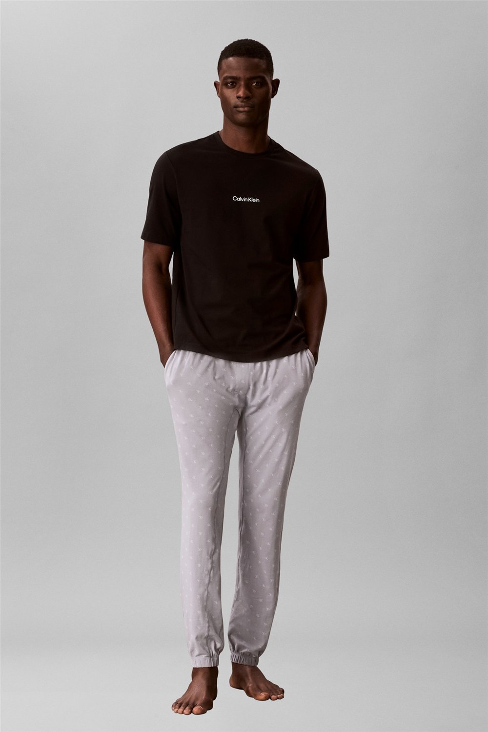 Calvin Klein S/S Crew Neck Erkek Bisiklet Yaka T-Shirt Siyah