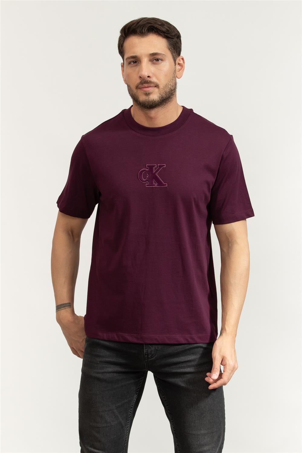 Calvin Klein Ss Gift Giving 20S Easy Tee Erkek Bisiklet Yaka T-Shirt
