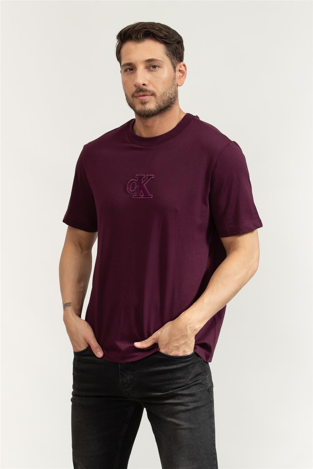 Calvin Klein Ss Gift Giving 20S Easy Tee Erkek Bisiklet Yaka T-Shirt