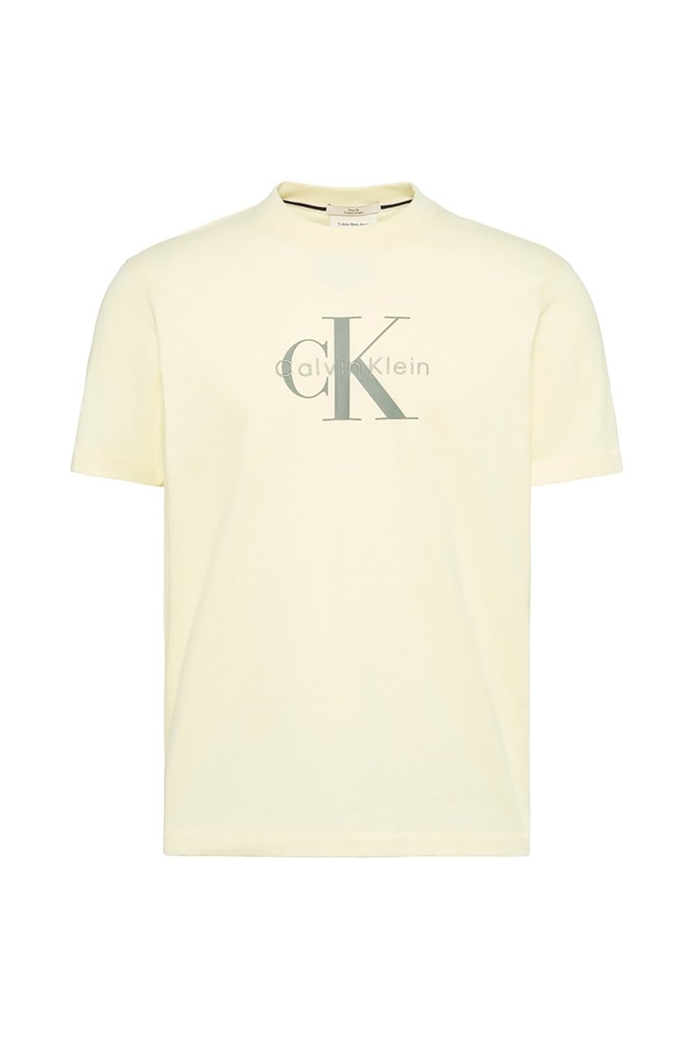Calvin Klein Ss Hero Monologo Tee 20S Erkek Bisiklet Yaka T-Shirt Lacivert
