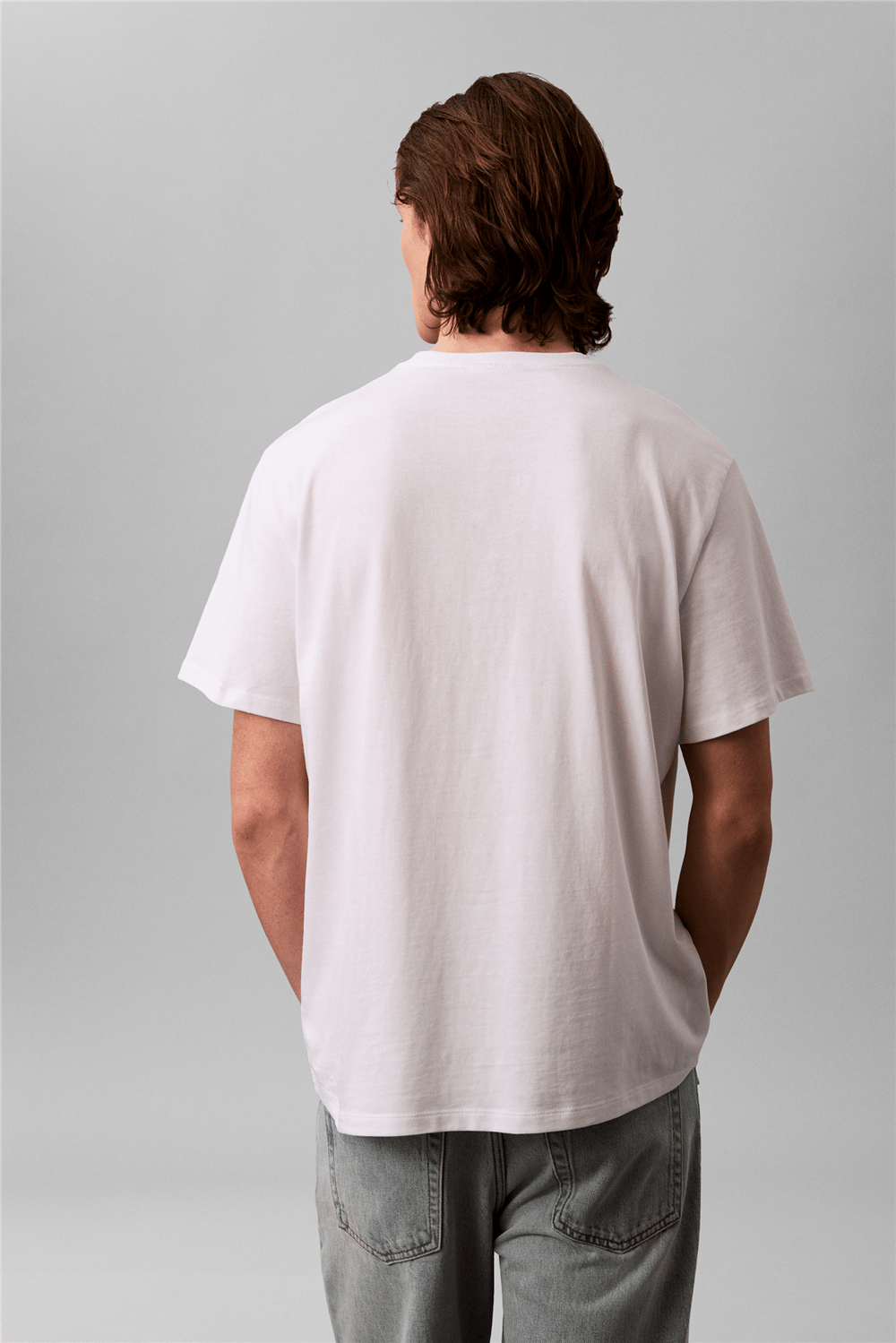 Calvin Klein Ss Hero Monologo Tee Erkek Bisiklet Yaka T-Shirt