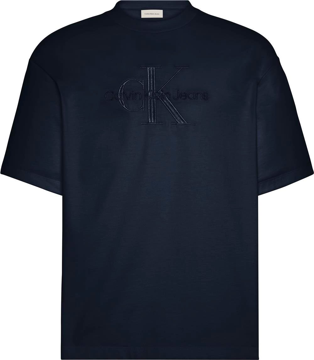 Calvin Klein Ss Hi Low Emb 16S Jersey Cn Tee Erkek Bisiklet Yaka T-Shirt