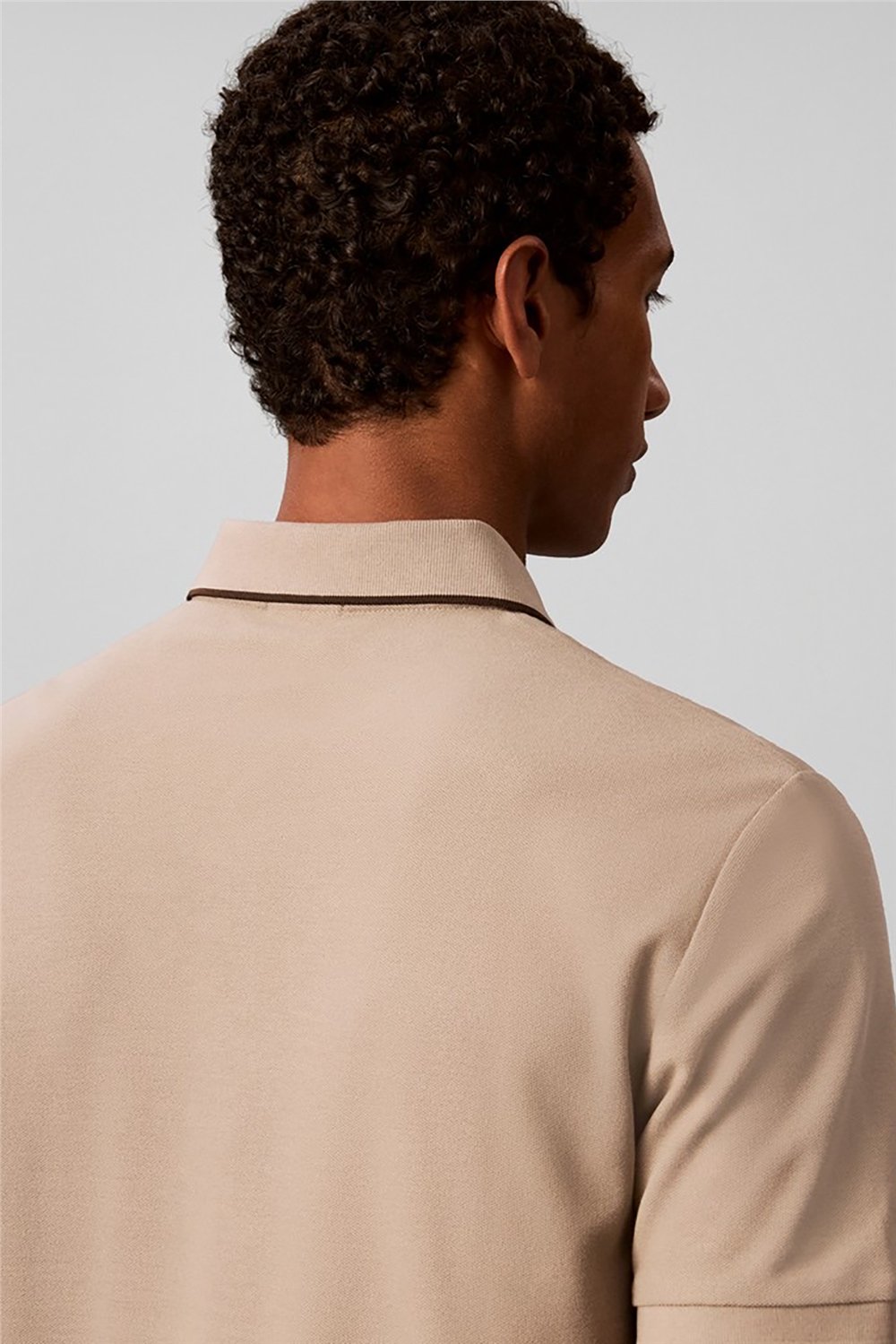 Calvin Klein Ss Refined Pique Tipped Classic Erkek Polo Yaka T-Shirt