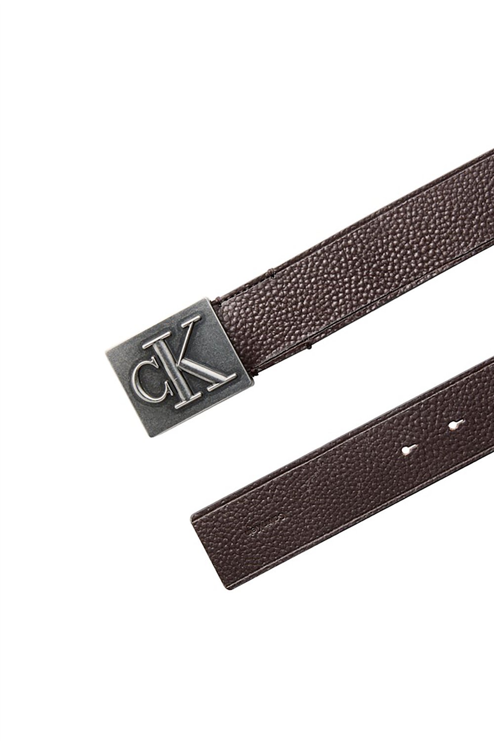 Calvin Klein Ssnl Mono Plaque 40Mm Erkek Kemer Kahverengi